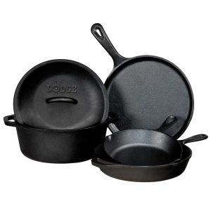 Lodge  5-Piece Cast Iron Cookware Set