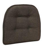 Tufted Chair Cushion with Gripper Bottom