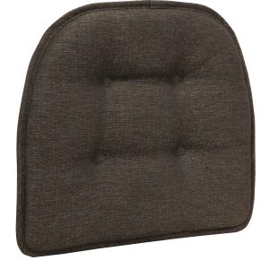 Tufted Chair Cushion with Gripper Bottom