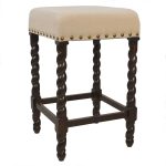 Marisol Upholstered Nailhead Counter Stool