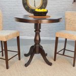 Bella 30″ Round Top Bar Height Dining Table