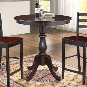 Bella 36″ Round Top Bar Height Dining Table