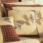 Pine Lodge Quilted Pillow by Donna Sharp – Branch