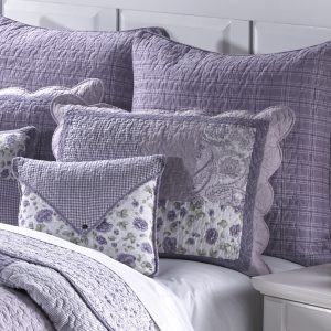 Lavender Rose Quilted Standard Sham by Donna Sharp