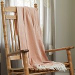 Cotton Woven Jacquard Throw – Pink