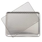 Nordic Ware 2-Piece Half Sheet with Oven-Safe Grid Set