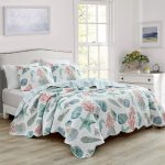 Seaside Whole Cloth Quilt – Queen