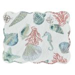 Seaside Whole Cloth Quilt – Standard Sham