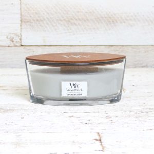 WoodWick Lavender and Cedar Ellipse Jar Candle