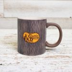 Cracker Barrel Barnwood Logo Ceramic Mug