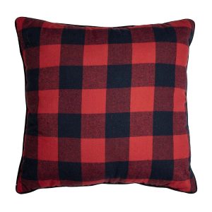 Donna Sharp Bear Campfire Red Decorative Pillow
