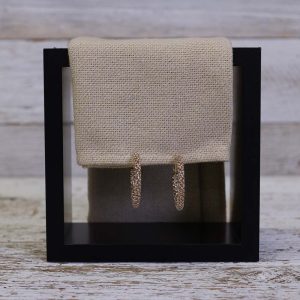 Gold Sparkle Hoop