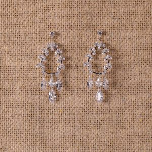 Cubic Zirconia Dangle Earrings