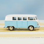Volkswagen Diecast Blue Bus