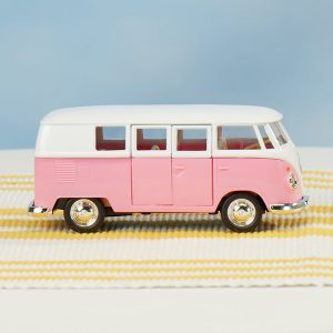 Volkswagen Diecast Pink Bus