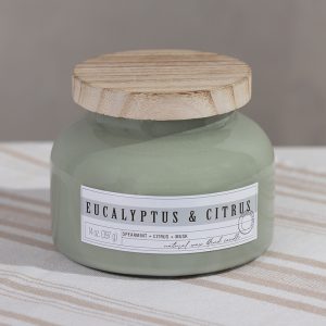 VH Home Fragrance 14 Oz. Eucalyptus and Citrus Aurora Jar