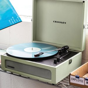 Voyager Bluetooth Vinyl Record Player – Green