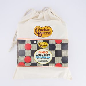 Jumbo Checker Rug Game Set