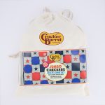 Jumbo Red, White, and Blue Checker Set