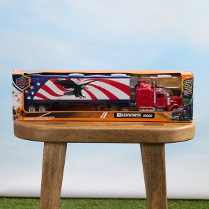 Kenworth Patriotic Semi Truck with Trailer