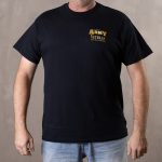 Army Veteran Star Black Tee
