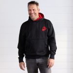 Marines Half Zip Black Jacket