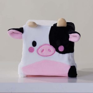 Dairy Cow Slow Rise Cube Plush