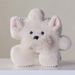 9″ Chloe Dog Pluzzles Plush