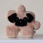 9″ Brisket Dog Pluzzles Plush