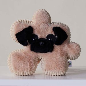 9″ Brisket Dog Pluzzles Plush