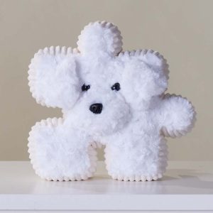9″ Luna Dog Pluzzles Plush