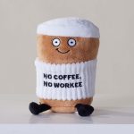 Punchkins No Coffee No Workee Plush
