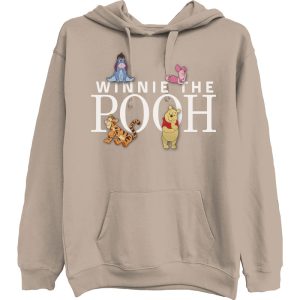 Winnie the Pooh Embroidered Brown Hoody