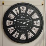 Black Photo Frame Clock
