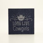 Long Live Cowgirls Block Sign