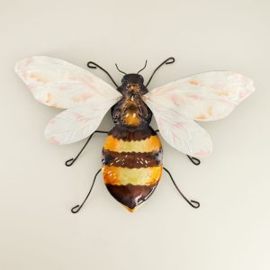 Metal Honeybee Wall Decor – Small