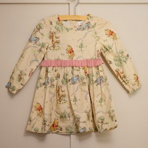 Toddler Pooh Allover Print Toile Woven Dress