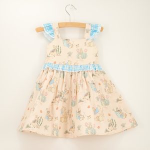 Toddler All-Over Woven Peter Rabbit Print Dress