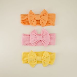 Infant Textured Knit Headband Set