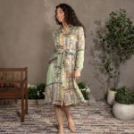 Patchwork Print Shirt Dress