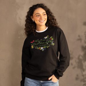 Spread Kindness Black Pullover Fleece