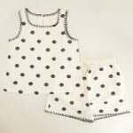 Toddler Embroidered Seashell Top and Short Set