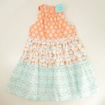 Toddler Colorblock 3 Tier Dress