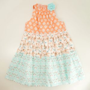 Toddler Colorblock 3 Tier Dress