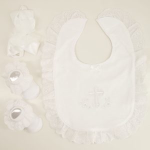 Cross Bib and Headband Sock Set