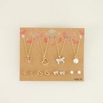8 Piece Necklace And Earring Set