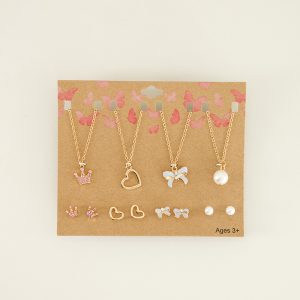 8 Piece Necklace And Earring Set