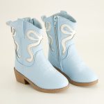 Toddler Pearl Bow Boots