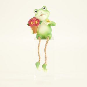 Frog with Butterfly Sitter