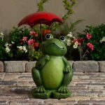 Solar Frog with Umbrella
